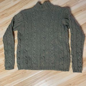 American Eagle Cableknit Sweater High Collar